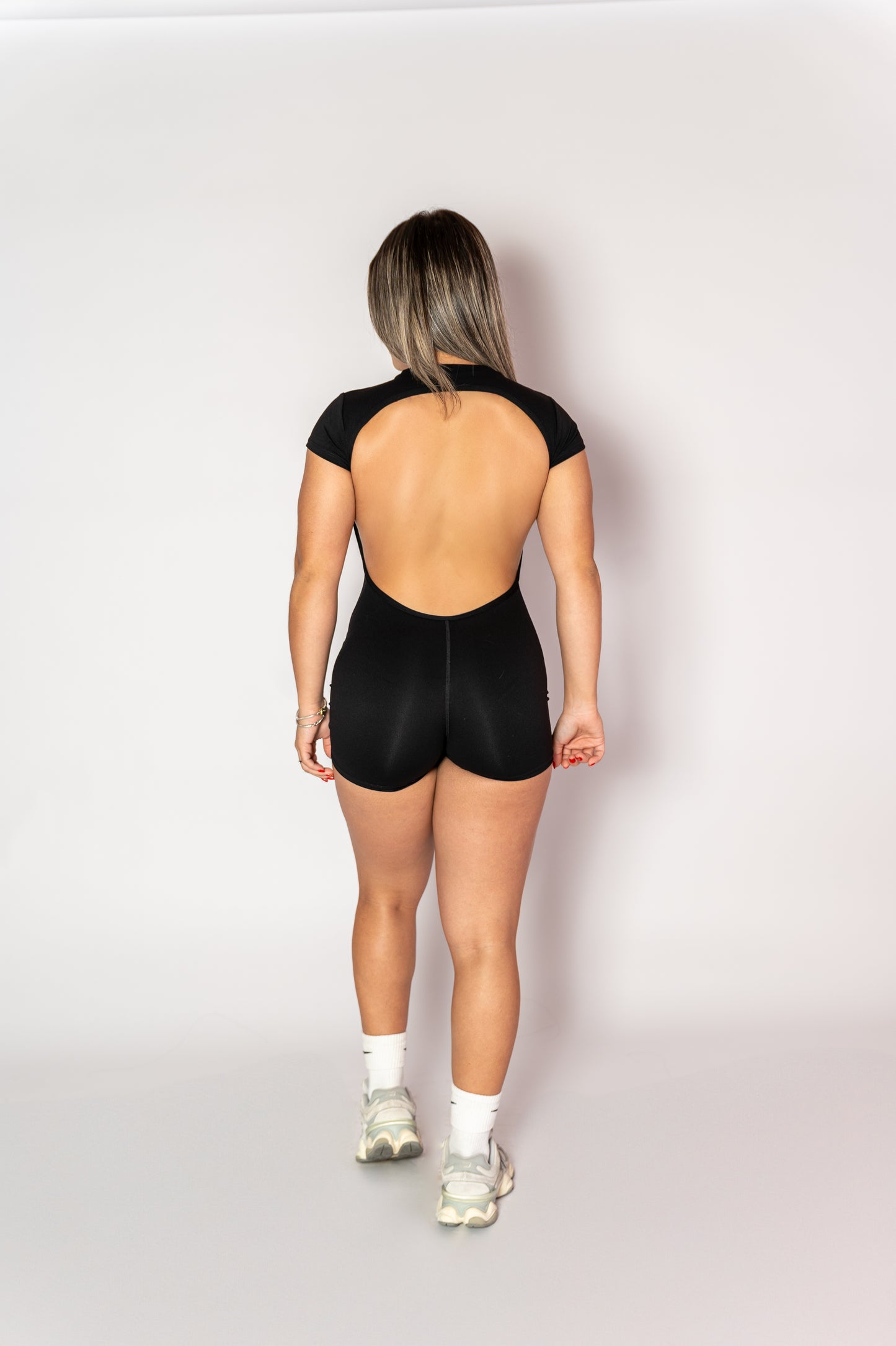 Giorgia Black Short Jumpsuit