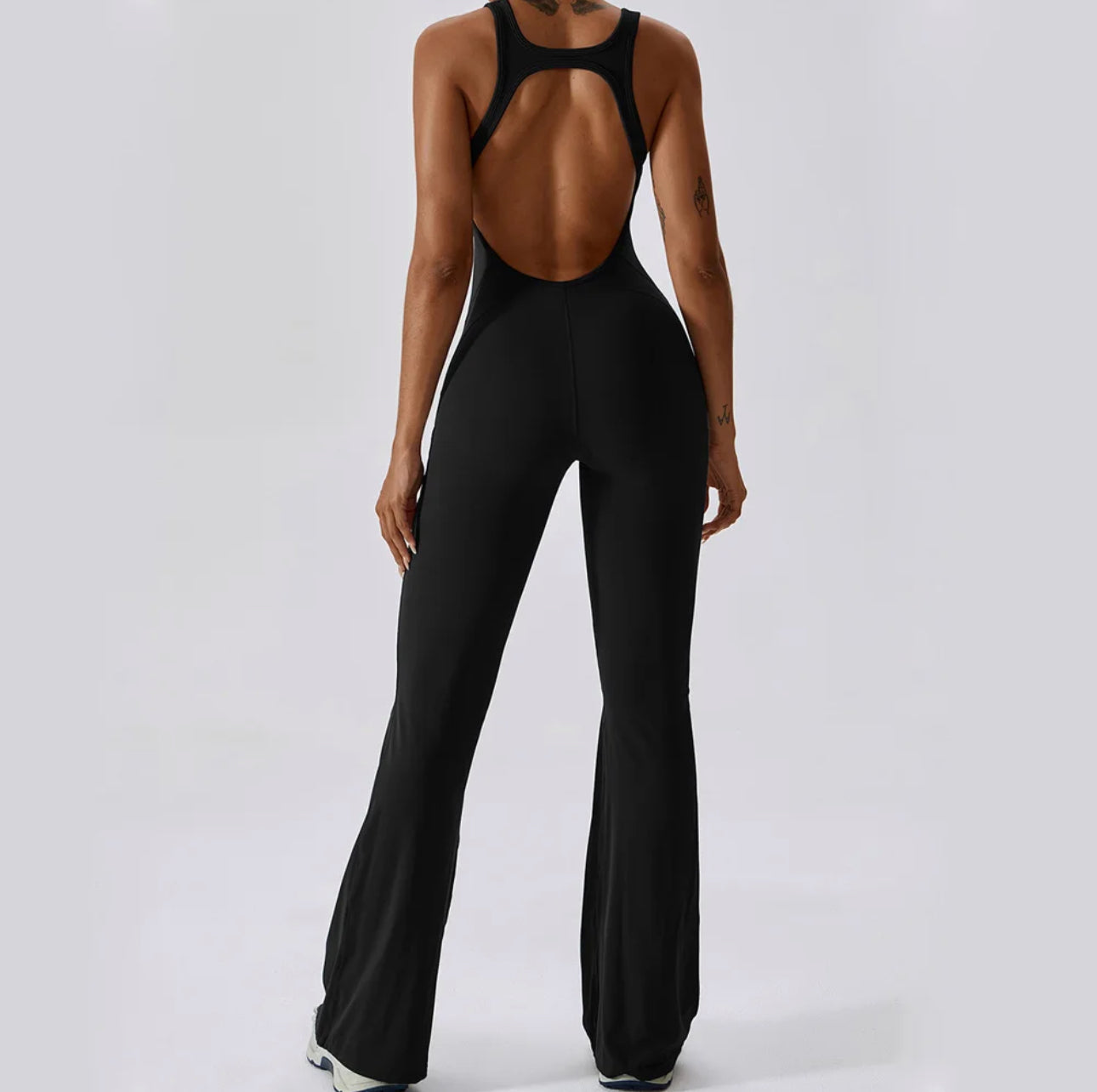 Anna Black Yoga Jumpsuit