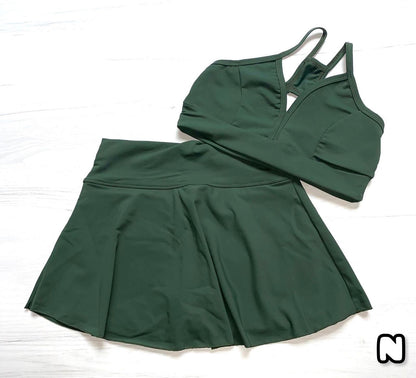 Tania Skirt Set [Olive]